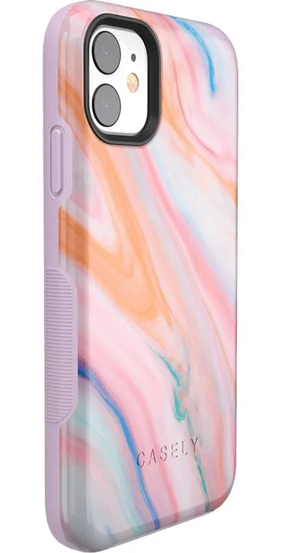 Luxury Feel You're a Gem | Rainbow Marble Swirl Case  Almost Sold Out!