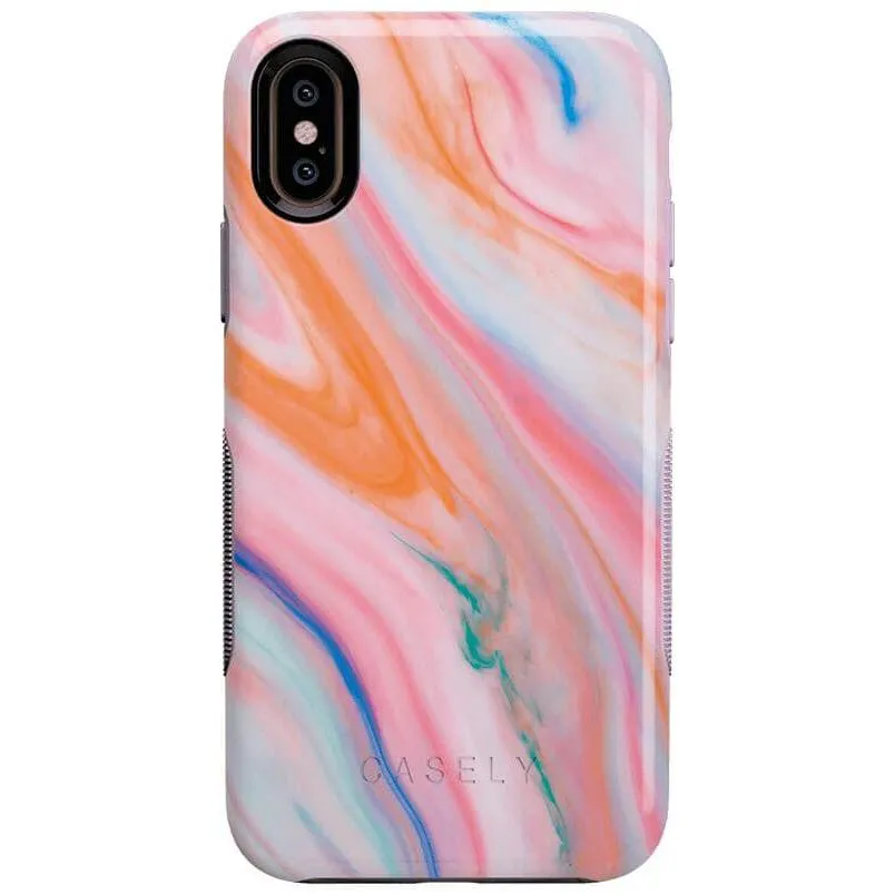 Luxury Feel You're a Gem | Rainbow Marble Swirl Case  Almost Sold Out!