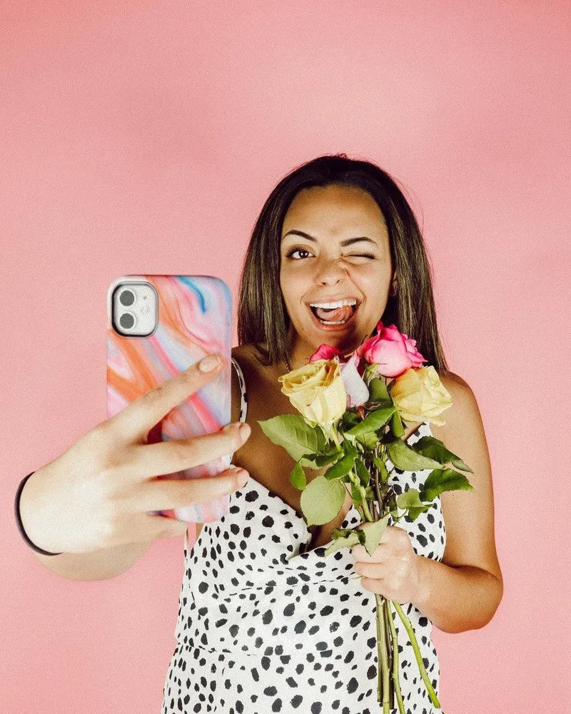 Luxury Feel You're a Gem | Rainbow Marble Swirl Case  Almost Sold Out!