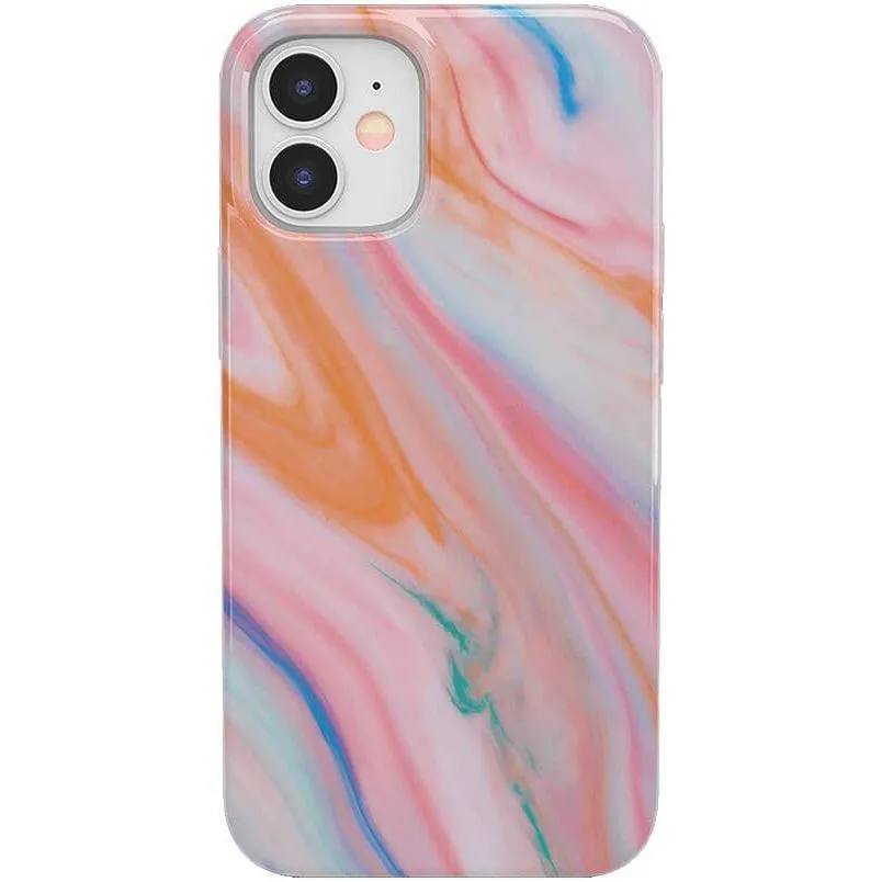 Luxury Feel You're a Gem | Rainbow Marble Swirl Case  Almost Sold Out!