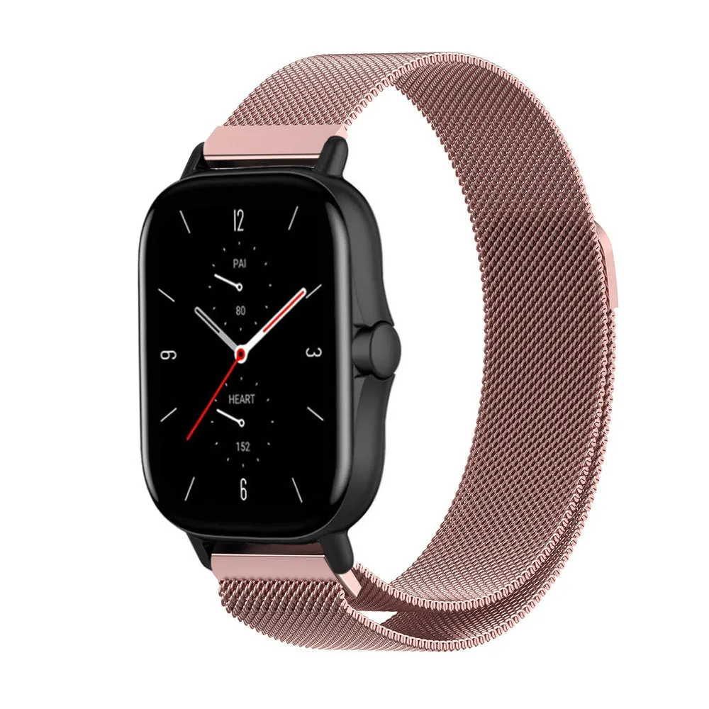 Premium Quality Amazfit GTS 2 Milanese Strap (Pink)  Limited Release!