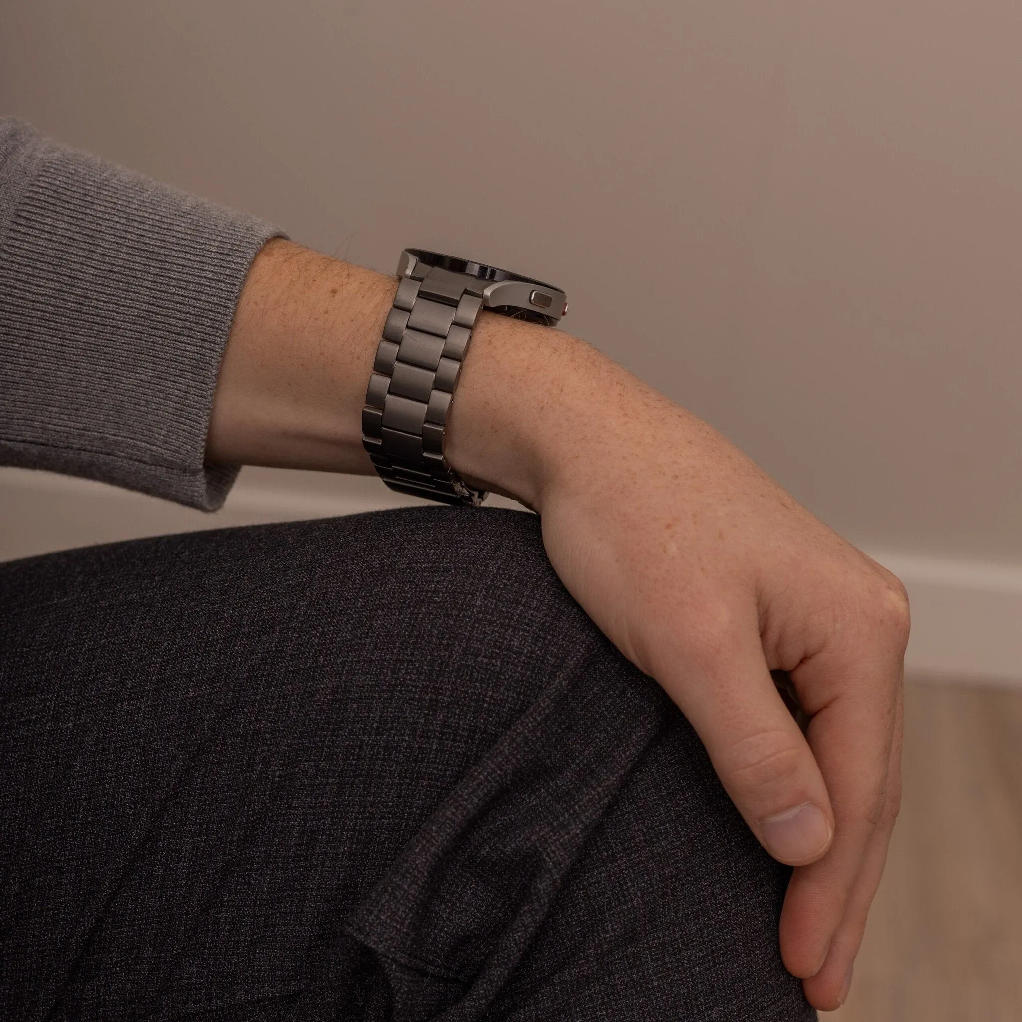 Premium Quality Amazfit GTS Titanium Strap (Graphite)  Almost Sold Out!