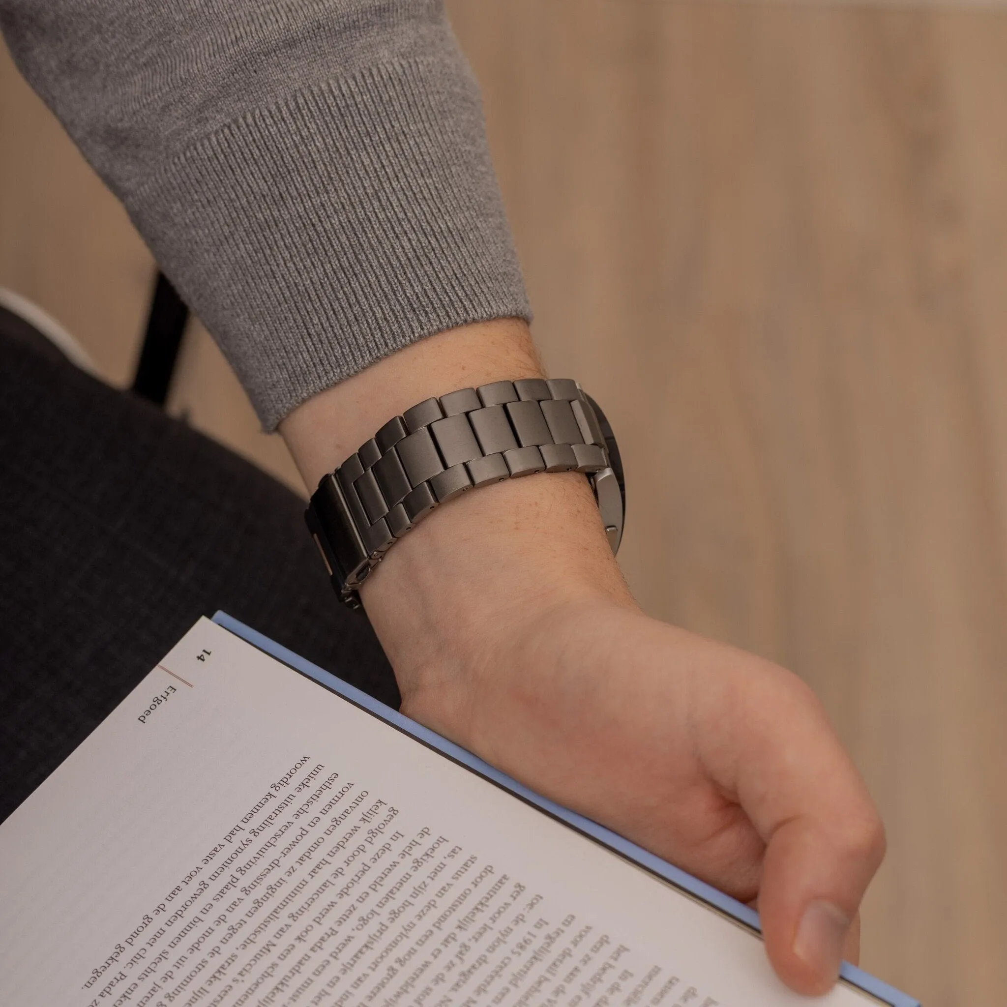 Premium Quality Amazfit GTS Titanium Strap (Graphite)  Almost Sold Out!
