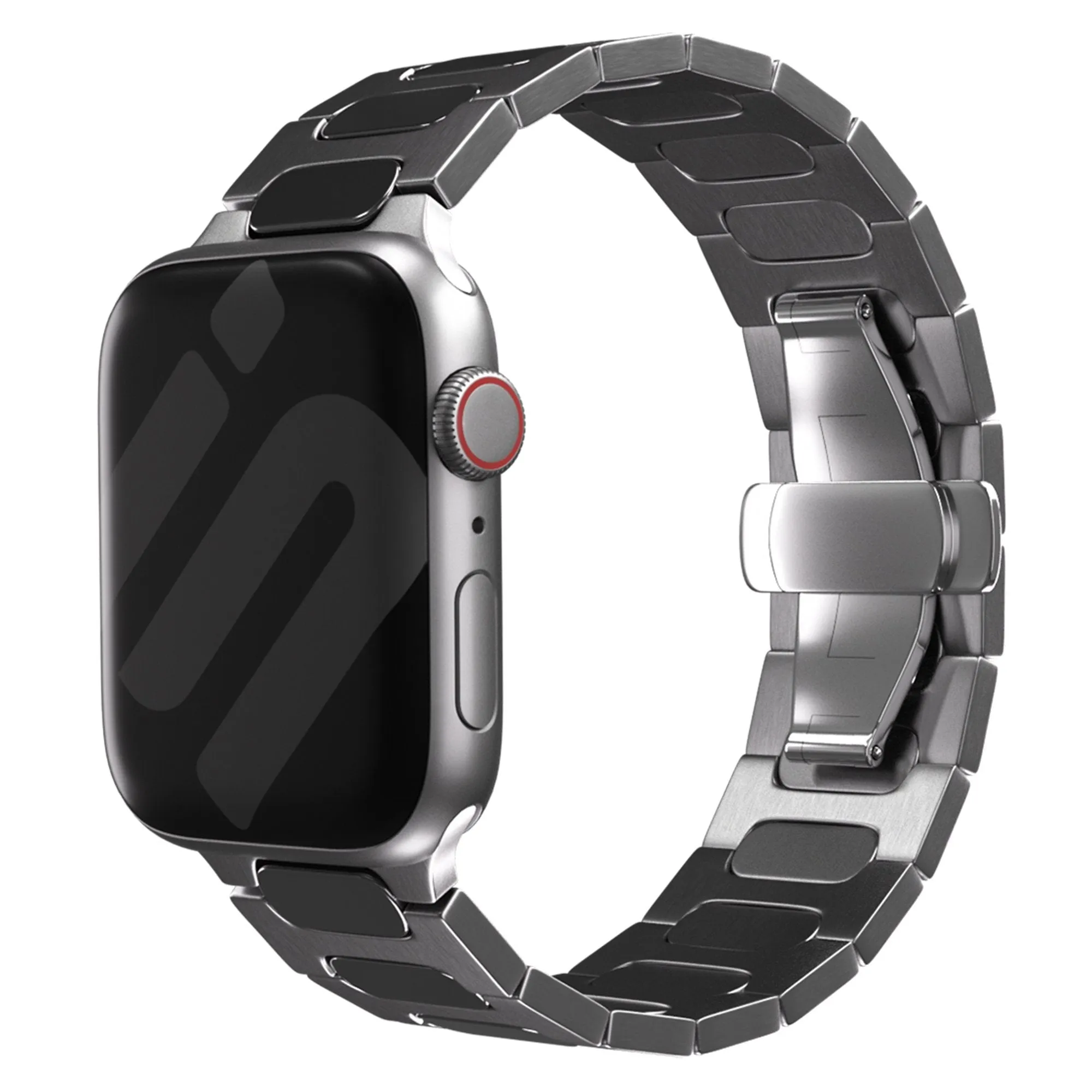 Premium Quality Apple Watch Bullet Titanium Strap (Graphite)  Today Only!