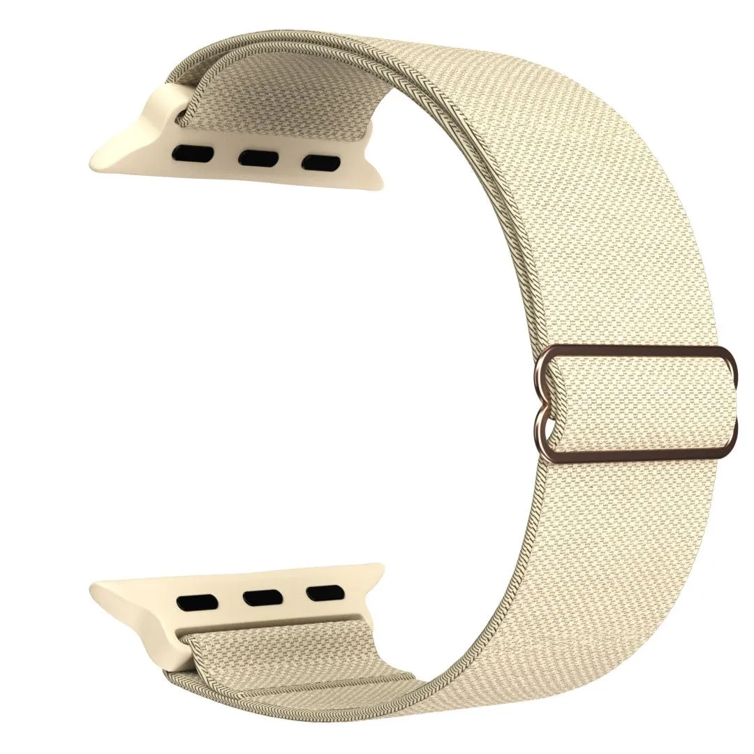 Premium Quality Apple Watch Elastic Strap (Starlight)  Limited Release!
