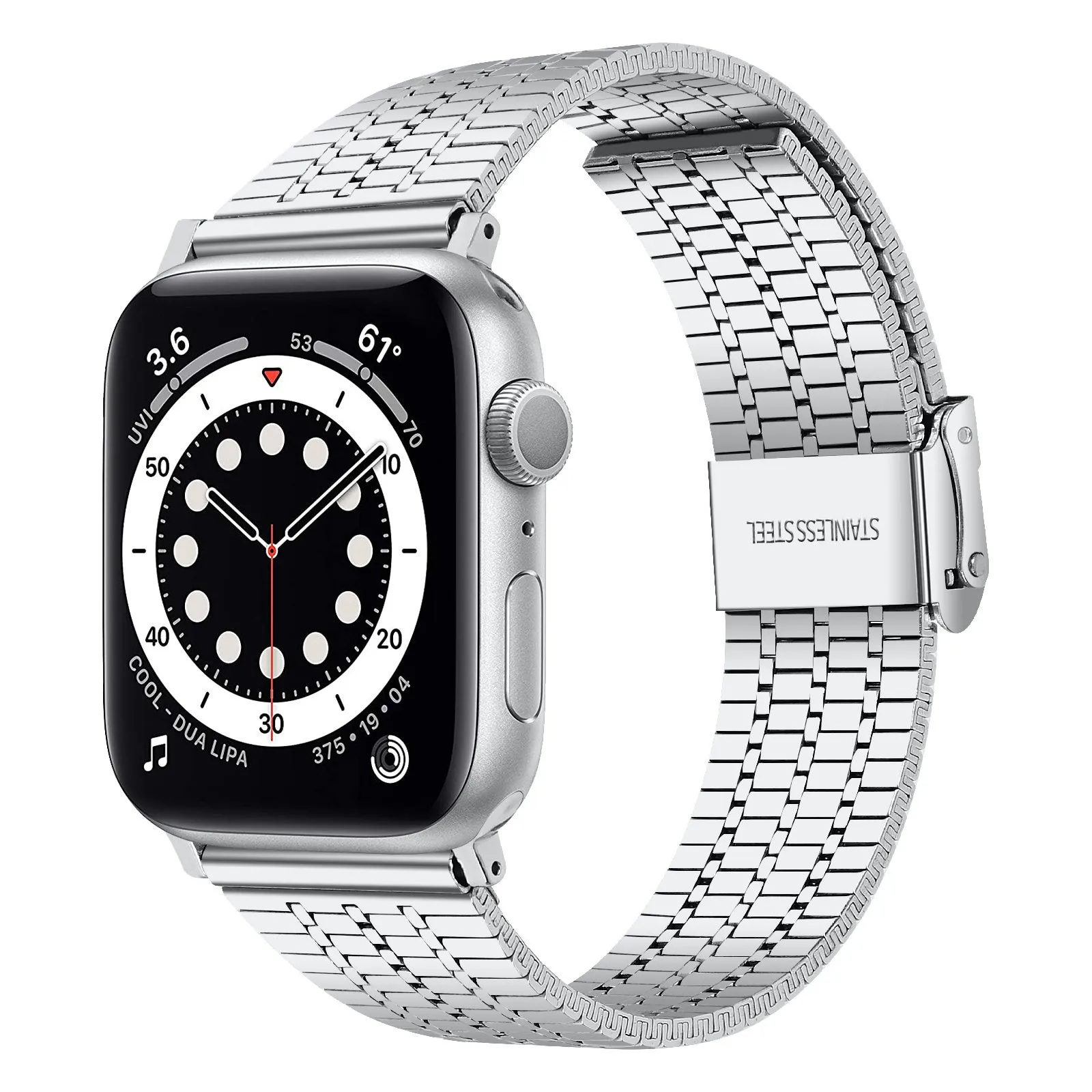 Premium Quality Apple Watch Fine Steel Strap (Silver)  Today Only!