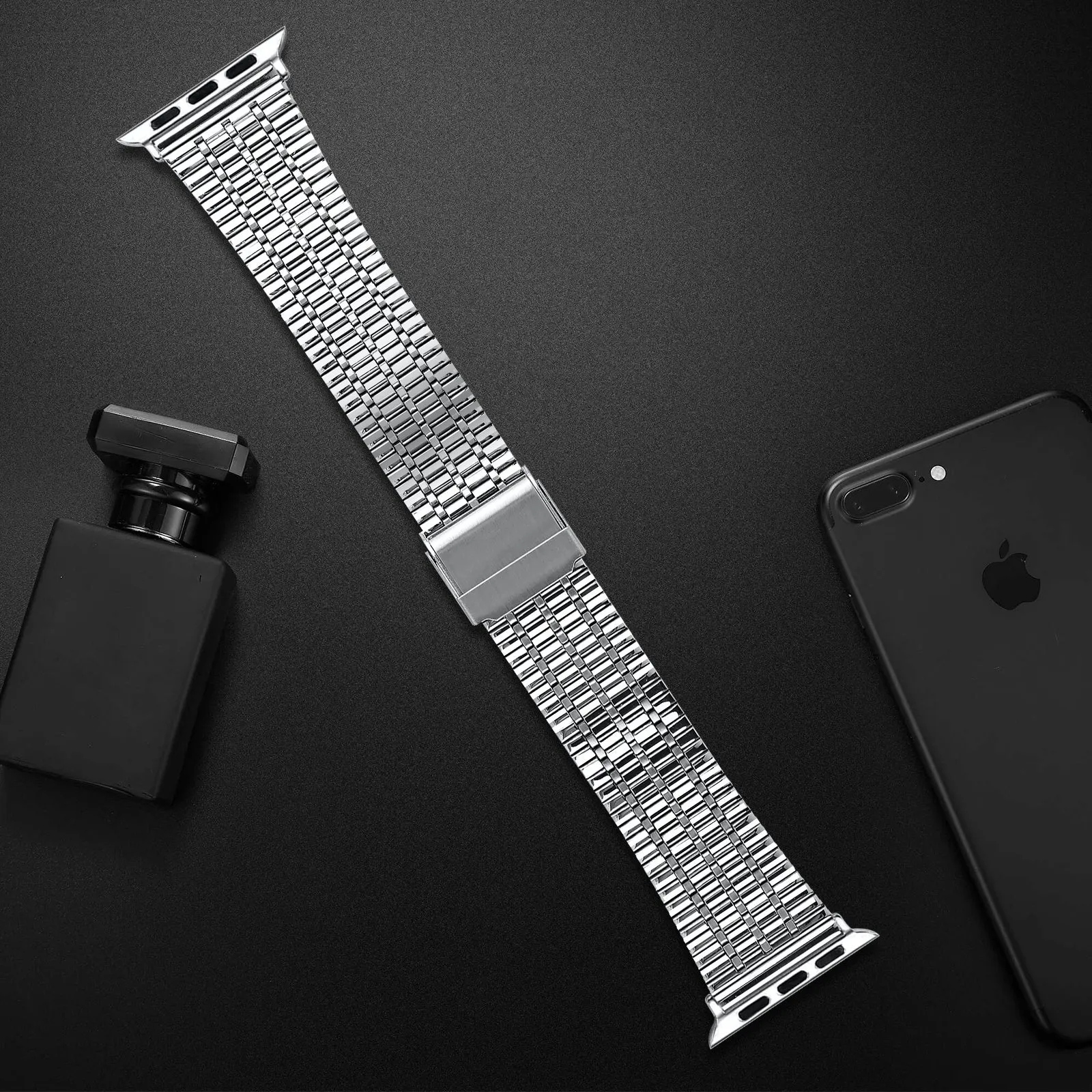 Premium Quality Apple Watch Fine Steel Strap (Silver)  Today Only!