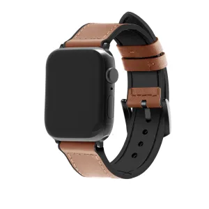 Premium Quality Apple Watch Hybrid Leather Strap with Buckle (Brown)  Almost Sold Out!