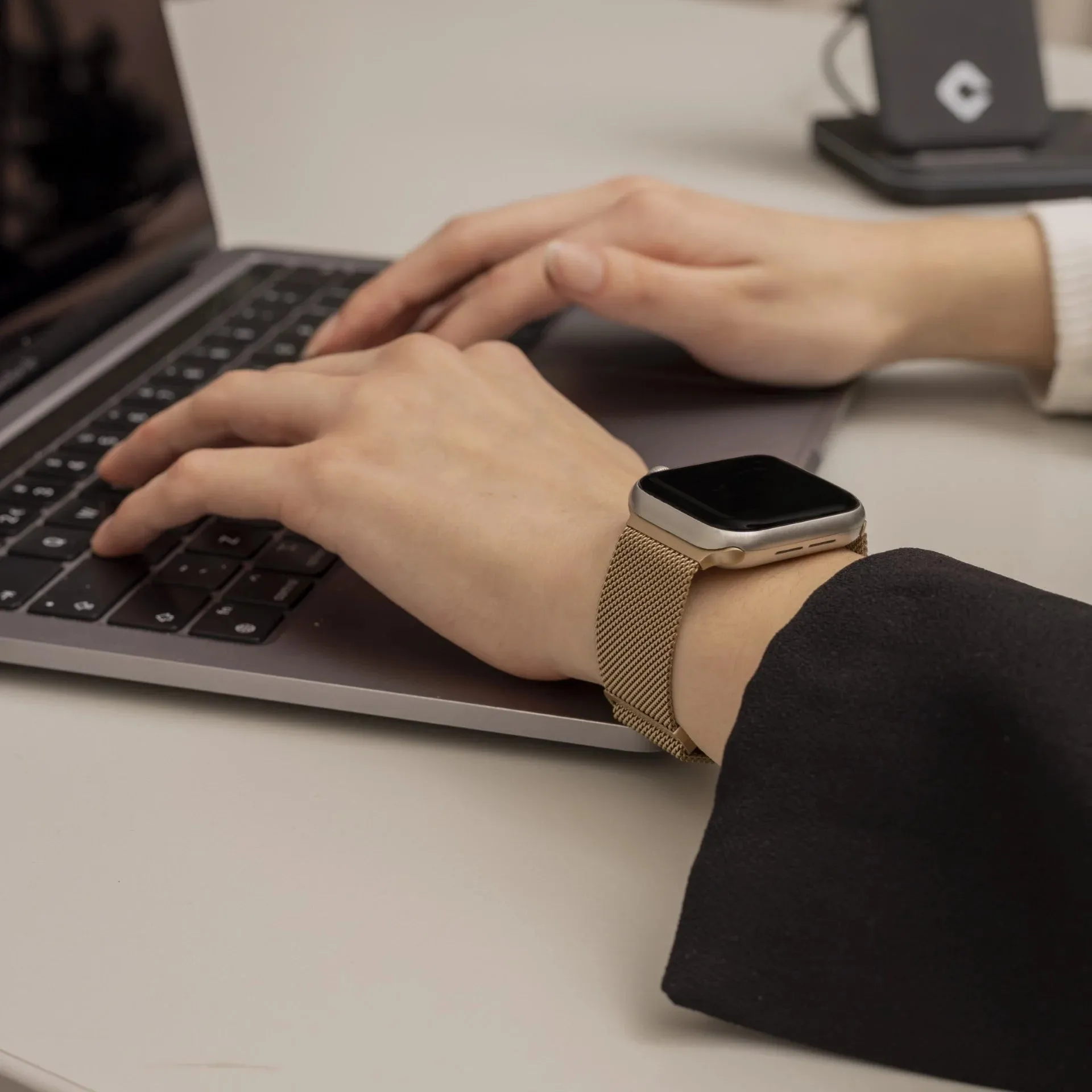 Premium Quality Apple Watch Milanese Loop Strap (Retro Gold)  Almost Sold Out!