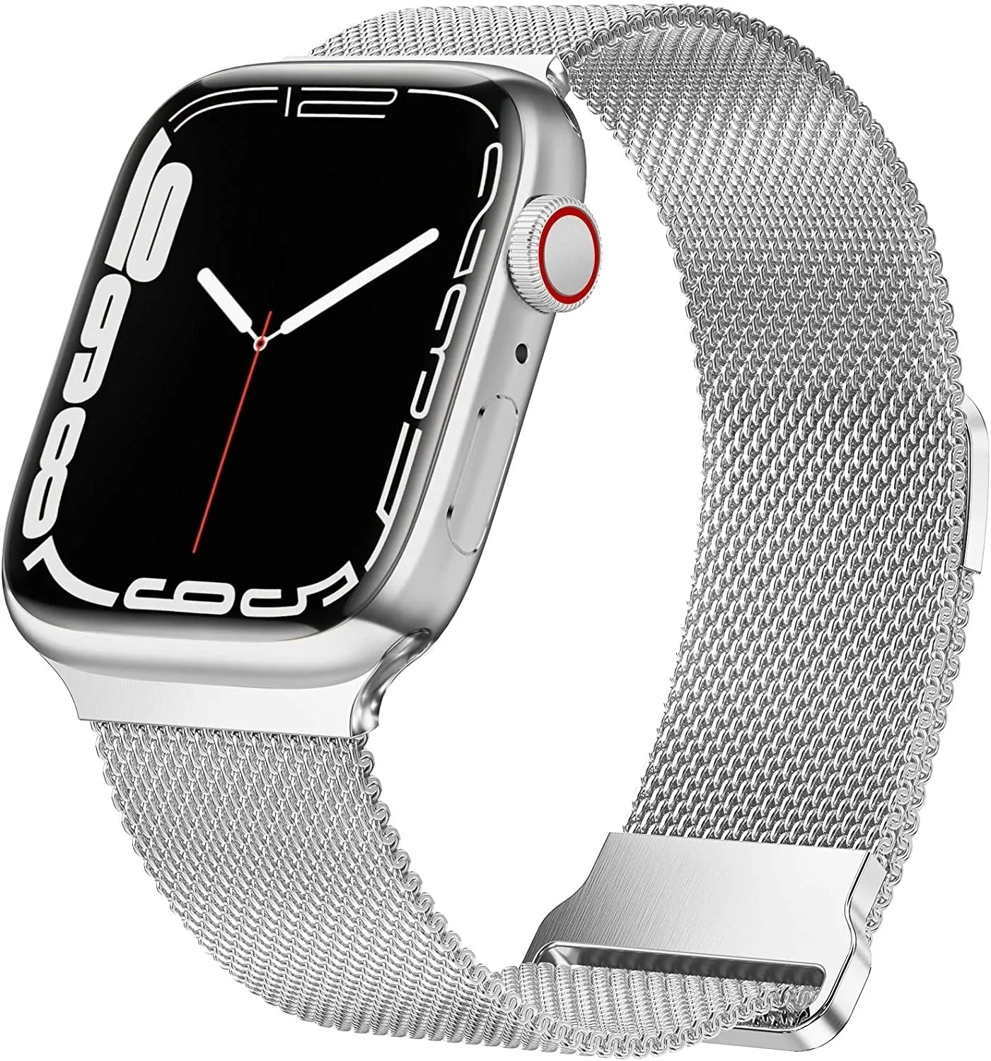 Premium Quality Apple Watch Milanese Strap with Buckle (Silver)  Limited Release!