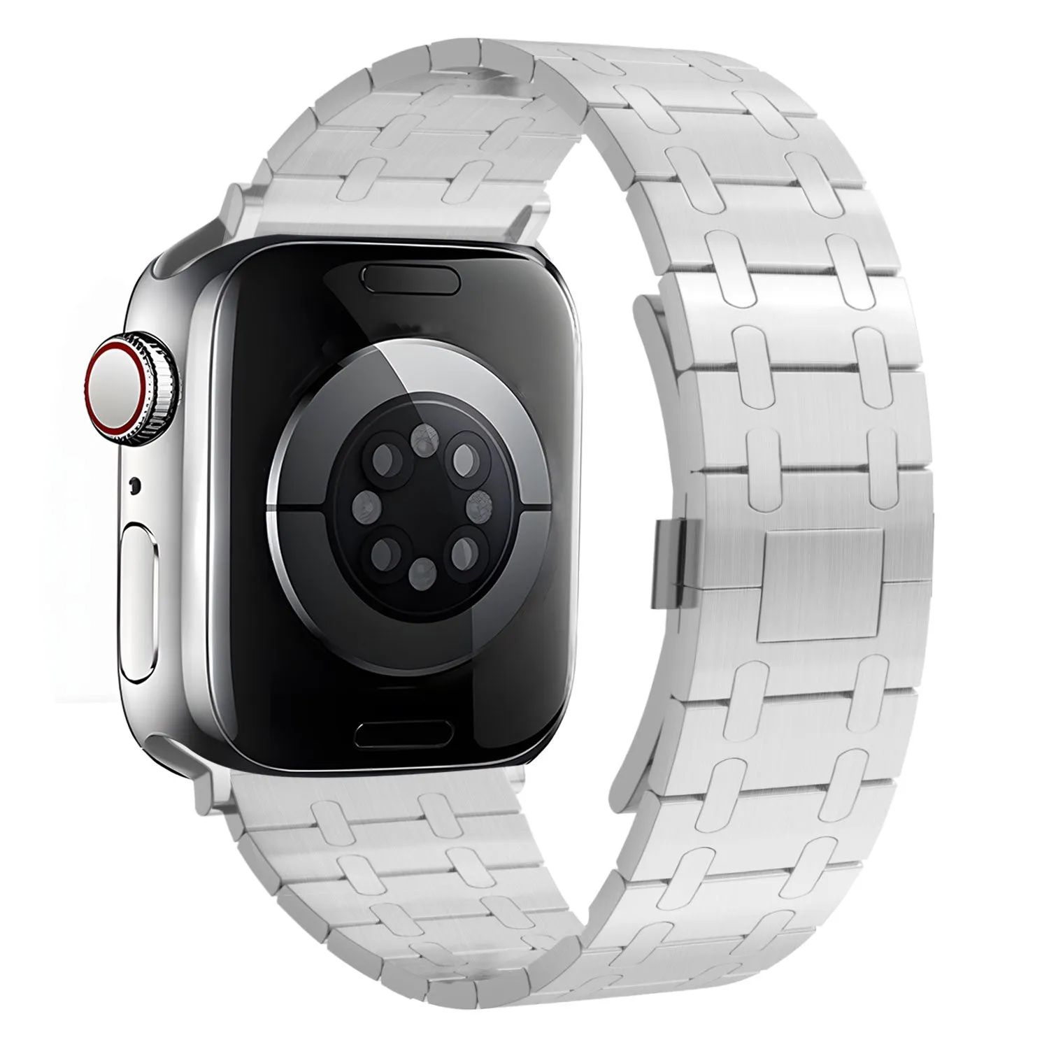 Premium Quality Apple Watch Royal Steel Strap (Silver)  Limited Availability!