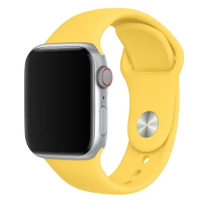 Premium Quality Apple Watch Silicone Strap (Yellow)  Stylish & Comfortable
