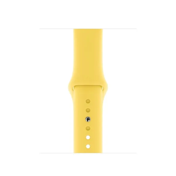 Premium Quality Apple Watch Silicone Strap (Yellow)  Stylish & Comfortable
