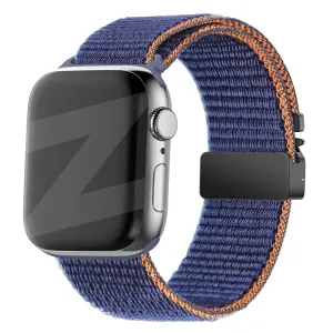 Premium Quality Bandz Apple Watch Nylon Strap 'Classic' with P-Buckle (Dark Blue)  Last Chance!