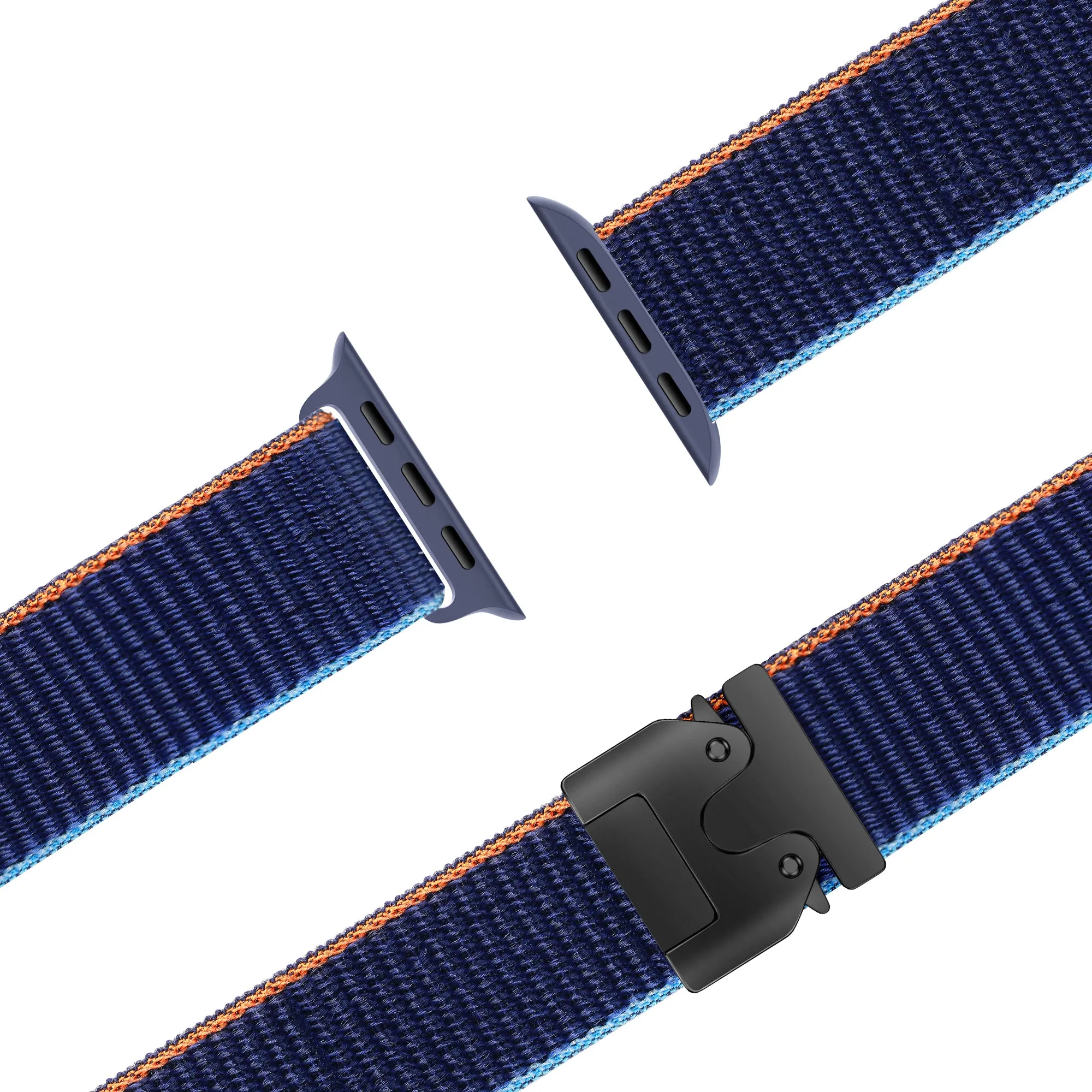 Premium Quality Bandz Apple Watch Nylon Strap 'Classic' with P-Buckle (Dark Blue)  Last Chance!