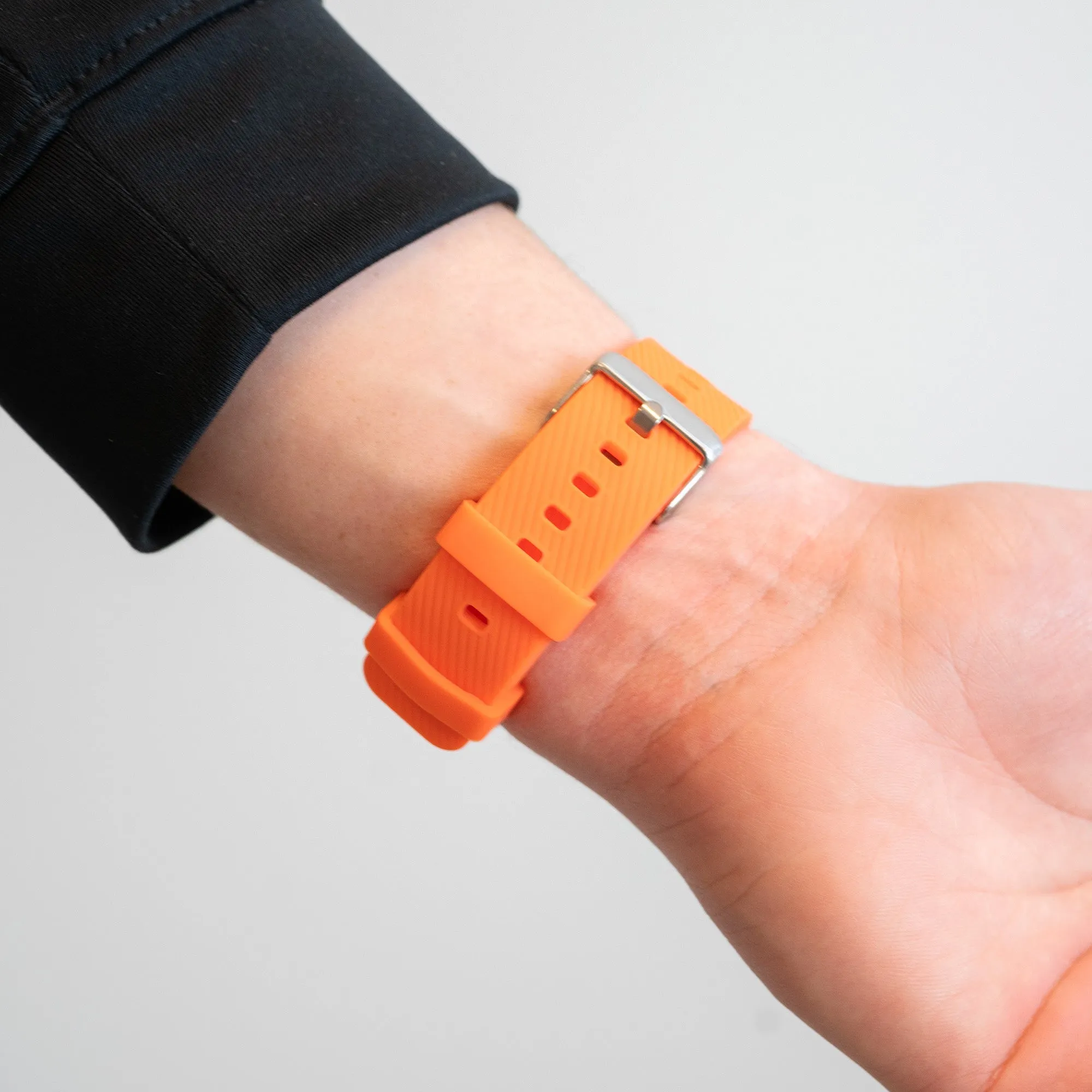 Premium Quality Bandz Huawei Watch 4 (Pro) Silicone Strap 'Deluxe' (Orange)  Limited Stock!