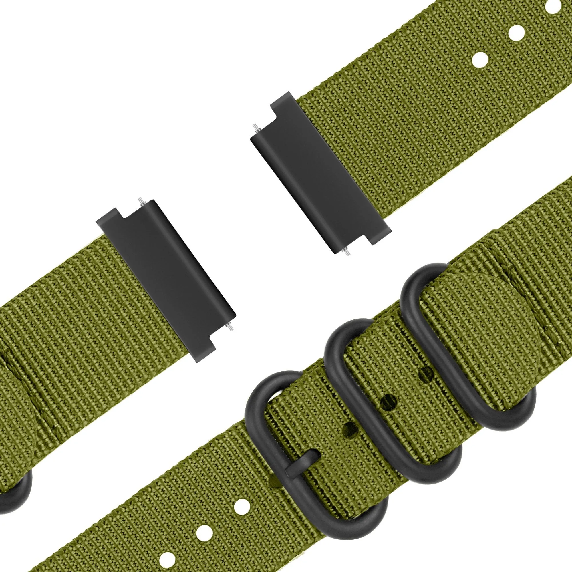 Premium Quality Bandz Huawei Watch Ultimate Buckled Nylon Strap (Green)  Almost Sold Out!
