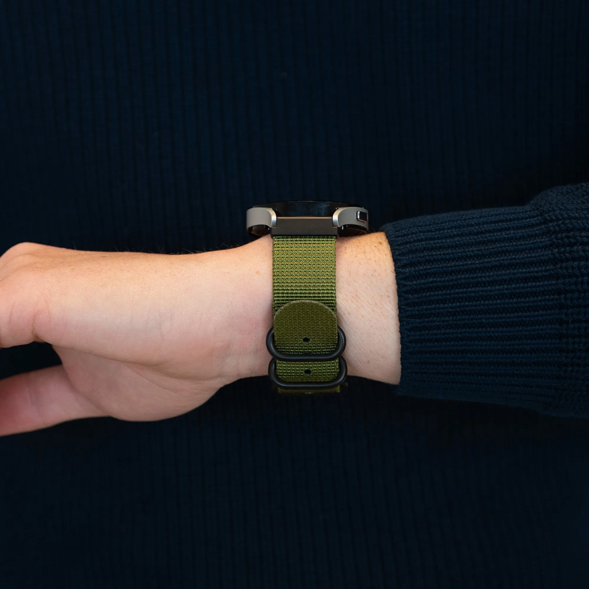 Premium Quality Bandz Huawei Watch Ultimate Buckled Nylon Strap (Green)  Almost Sold Out!