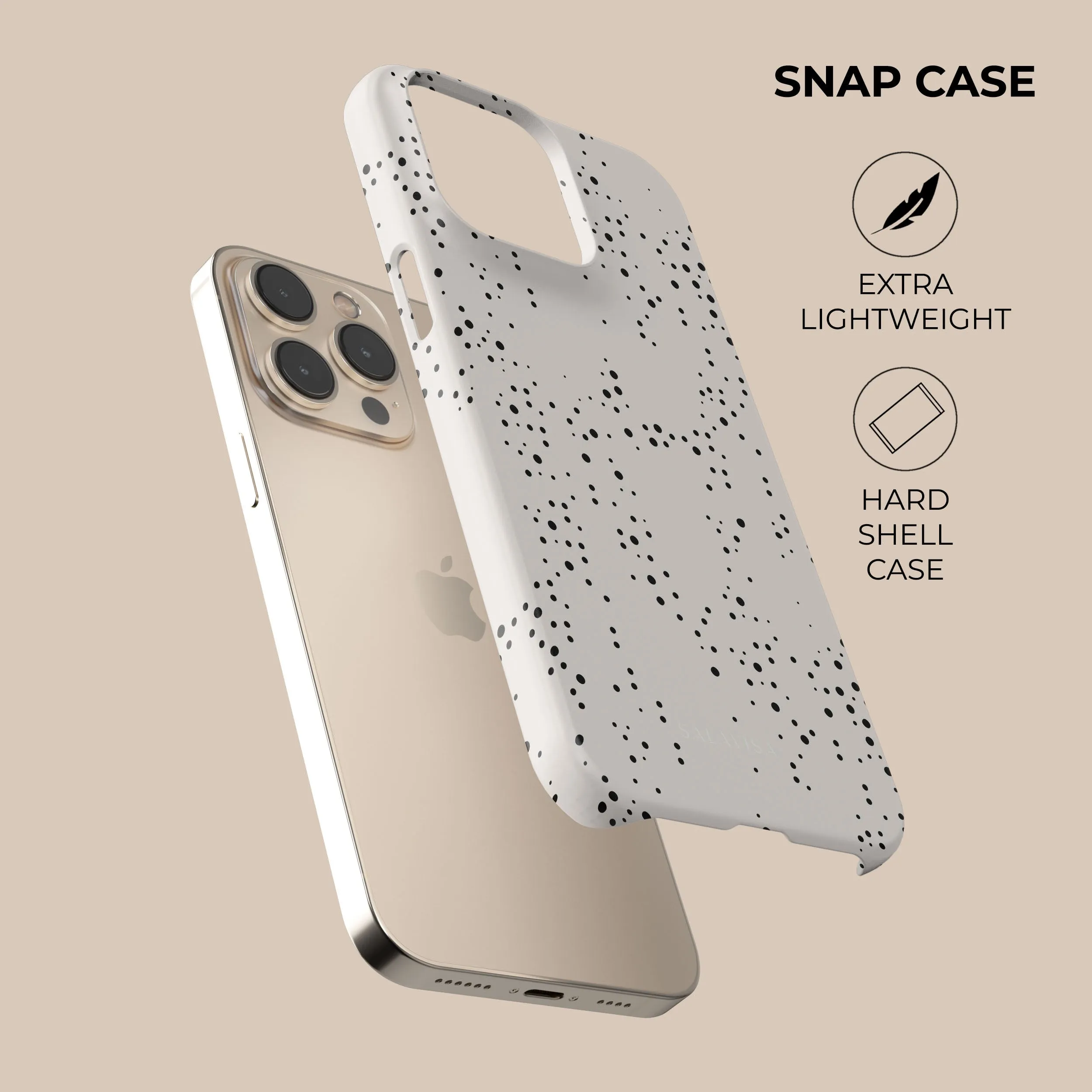 Premium Quality Beige Dots Phone Case  Today Only!