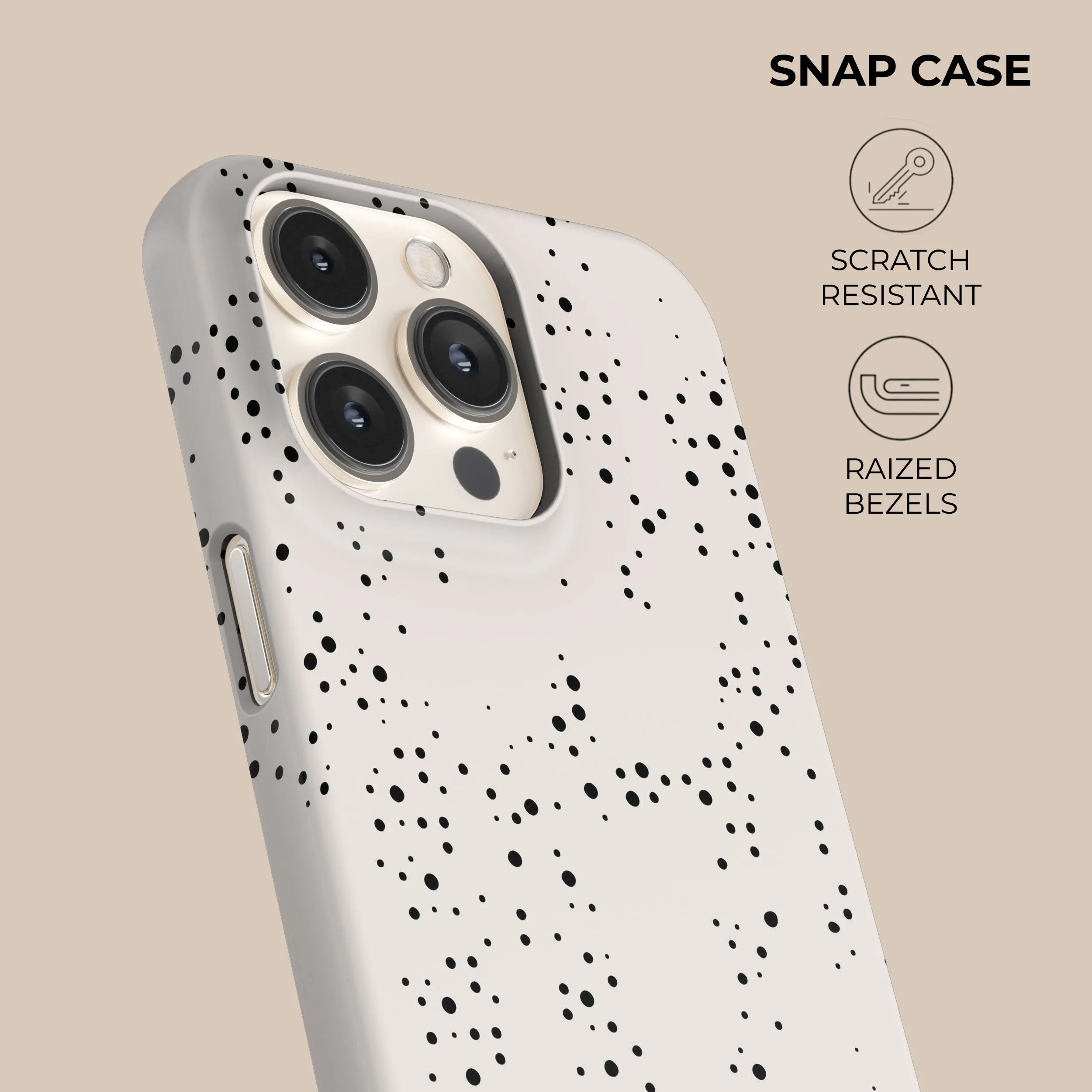 Premium Quality Beige Dots Phone Case  Today Only!