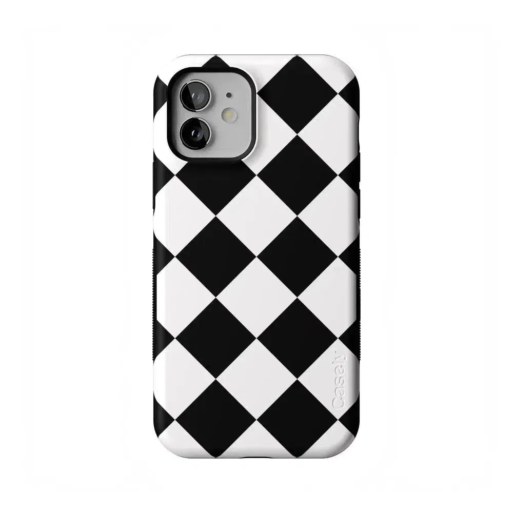 Premium Quality Black Checkerboard | High Contrast Design Case  Almost Sold Out!