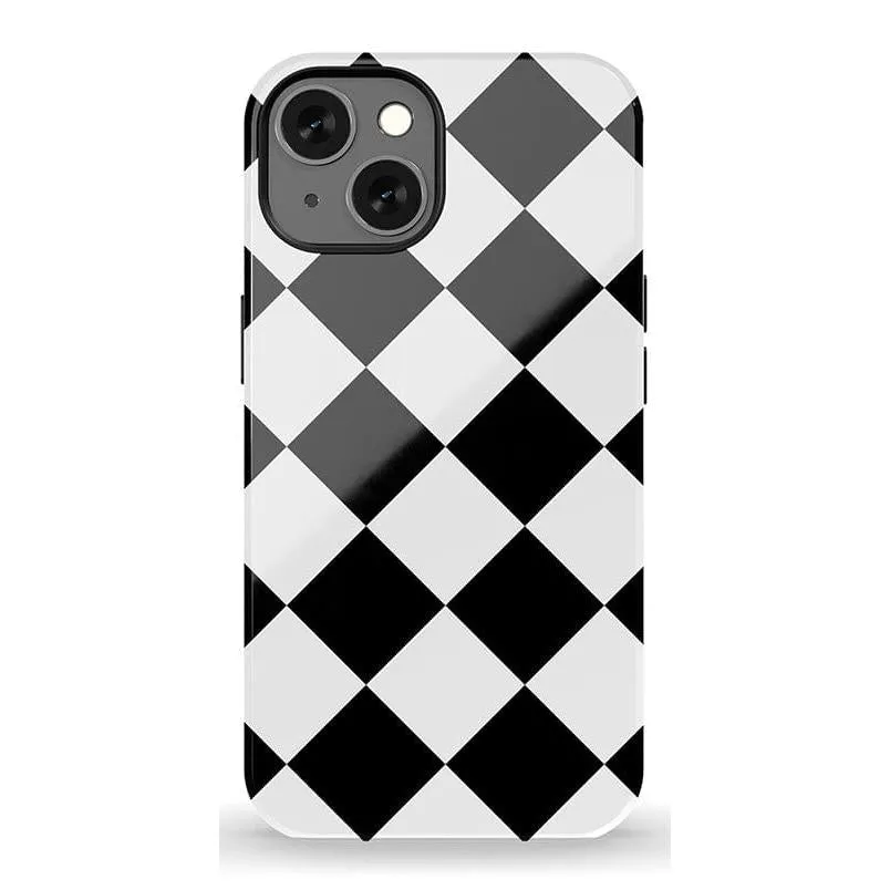 Premium Quality Black Checkerboard | High Contrast Design Case  Almost Sold Out!