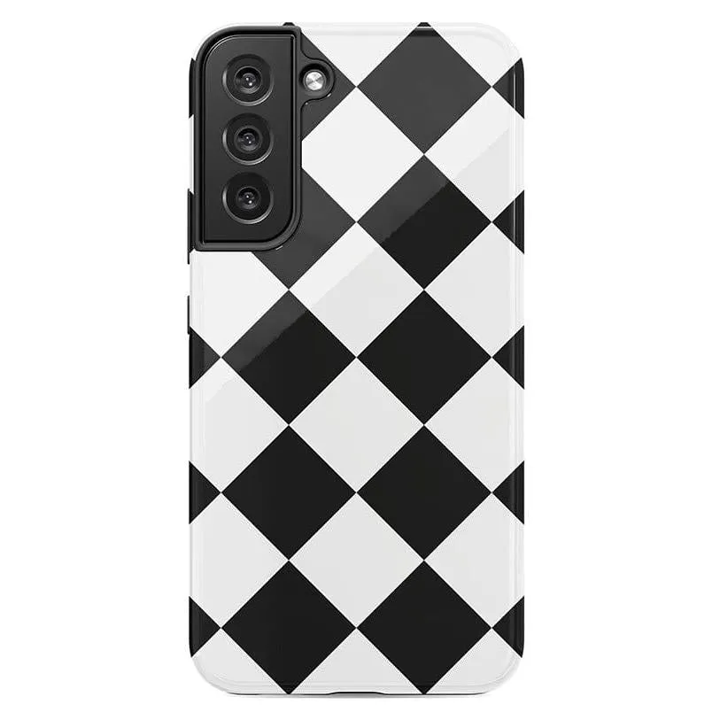 Premium Quality Black Checkerboard | High Contrast Design Case  Almost Sold Out!