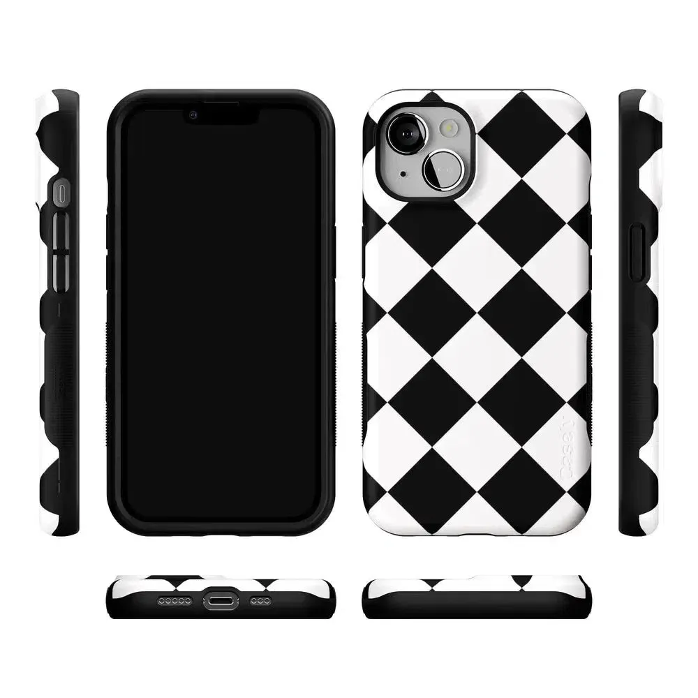 Premium Quality Black Checkerboard | High Contrast Design Case  Almost Sold Out!