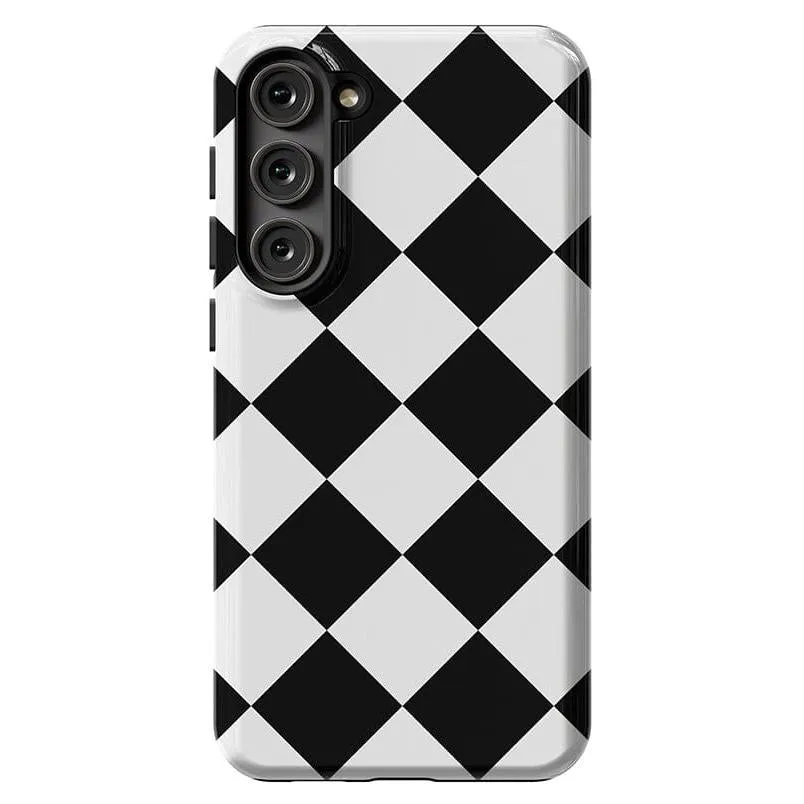 Premium Quality Black Checkerboard | High Contrast Design Case  Almost Sold Out!