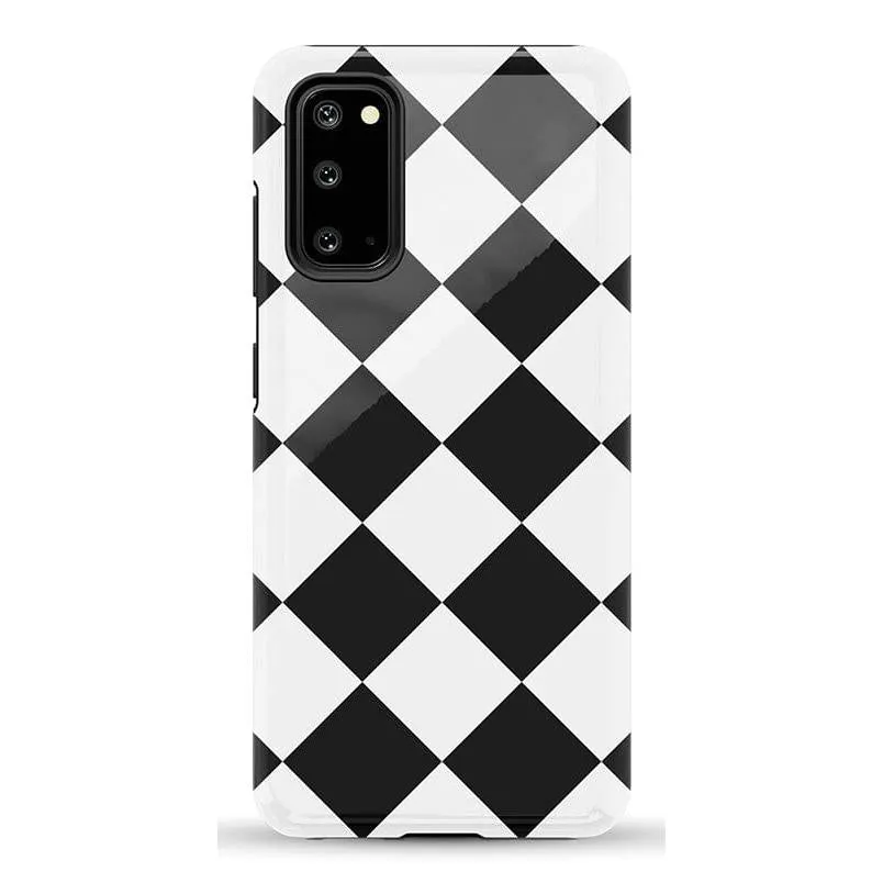 Premium Quality Black Checkerboard | High Contrast Design Case  Almost Sold Out!