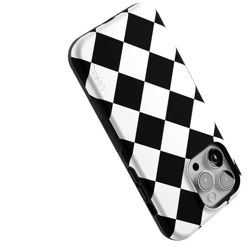 Premium Quality Black Checkerboard | High Contrast Design Case  Almost Sold Out!