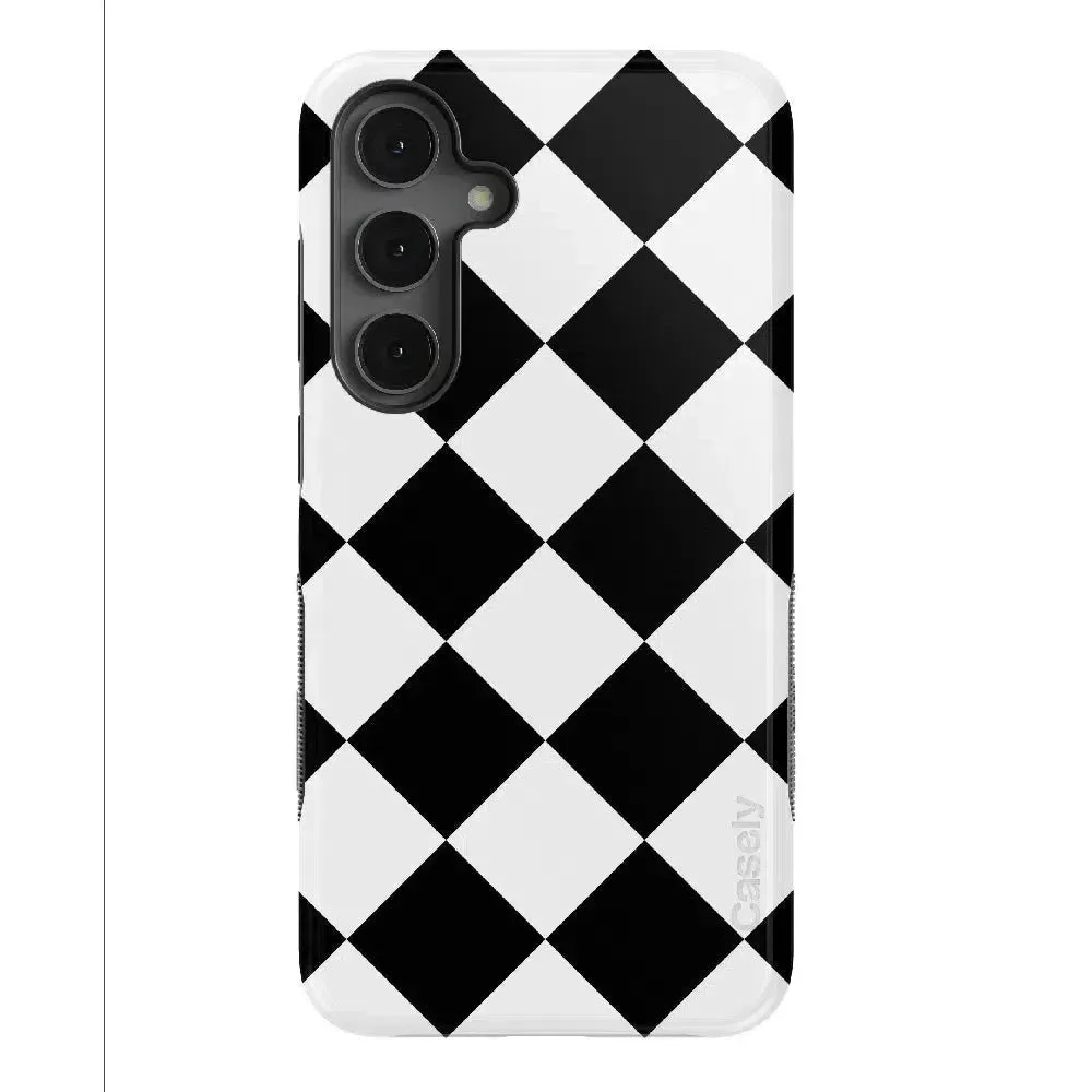 Premium Quality Black Checkerboard | High Contrast Design Case  Almost Sold Out!
