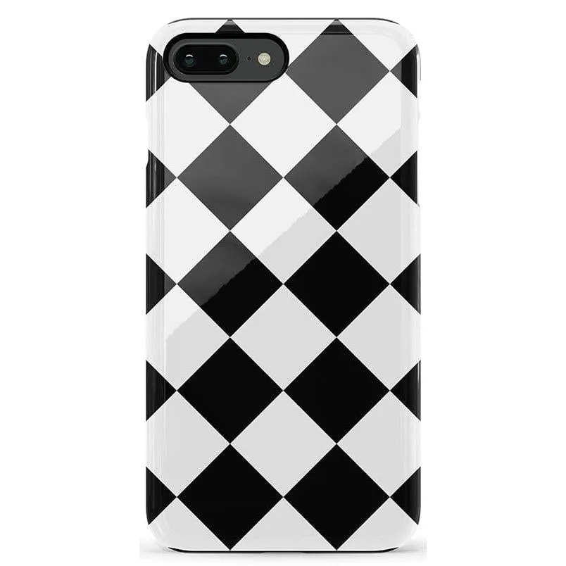 Premium Quality Black Checkerboard | High Contrast Design Case  Almost Sold Out!