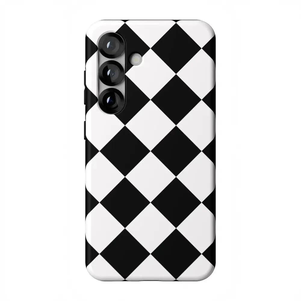 Premium Quality Black Checkerboard | High Contrast Design Case  Almost Sold Out!