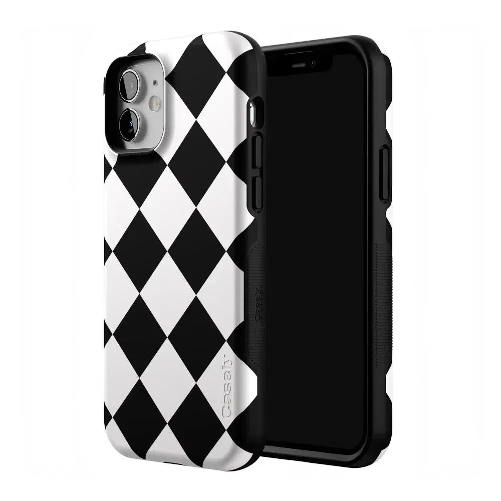 Premium Quality Black Checkerboard | High Contrast Design Case  Almost Sold Out!