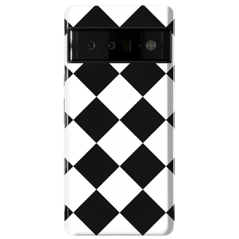 Premium Quality Black Checkerboard | High Contrast Design Case  Almost Sold Out!