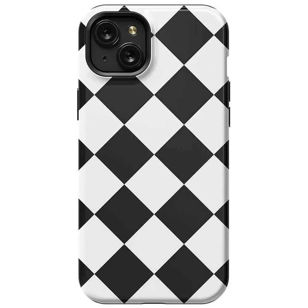 Premium Quality Black Checkerboard | High Contrast Design Case  Almost Sold Out!
