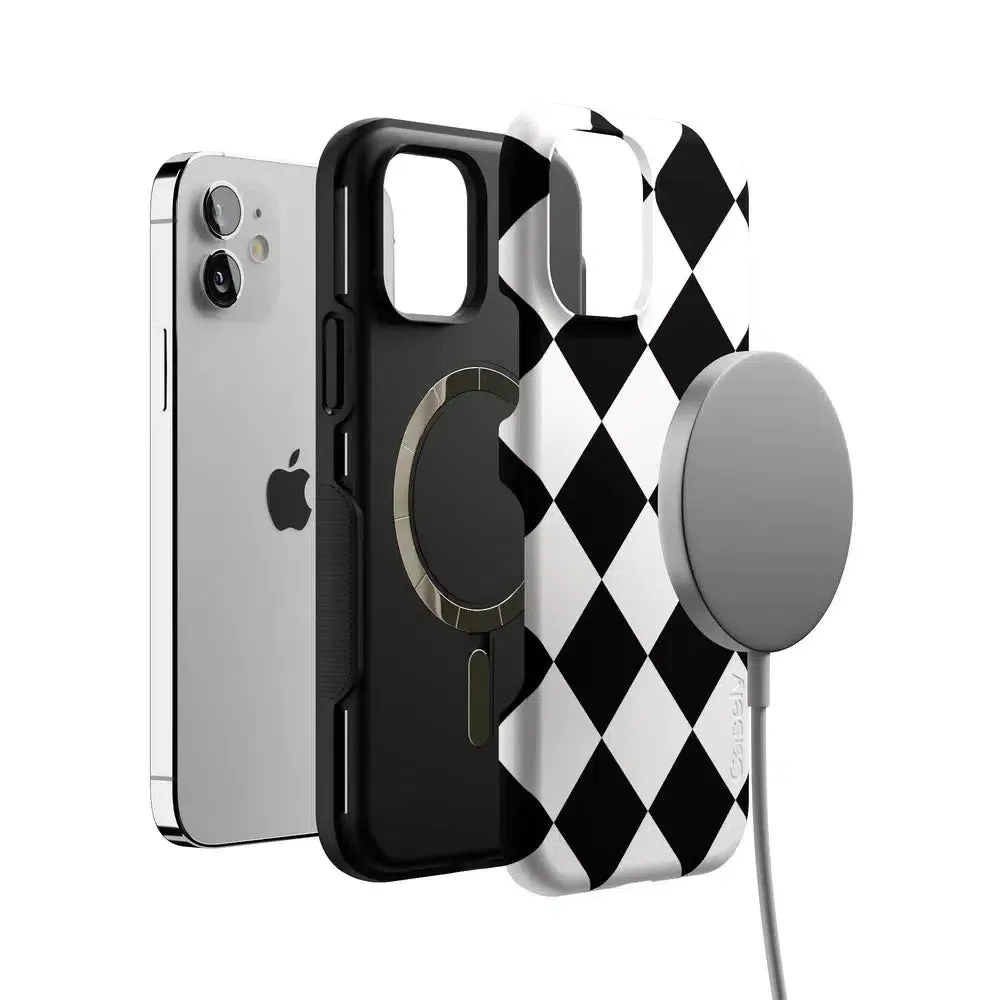 Premium Quality Black Checkerboard | High Contrast Design Case  Almost Sold Out!