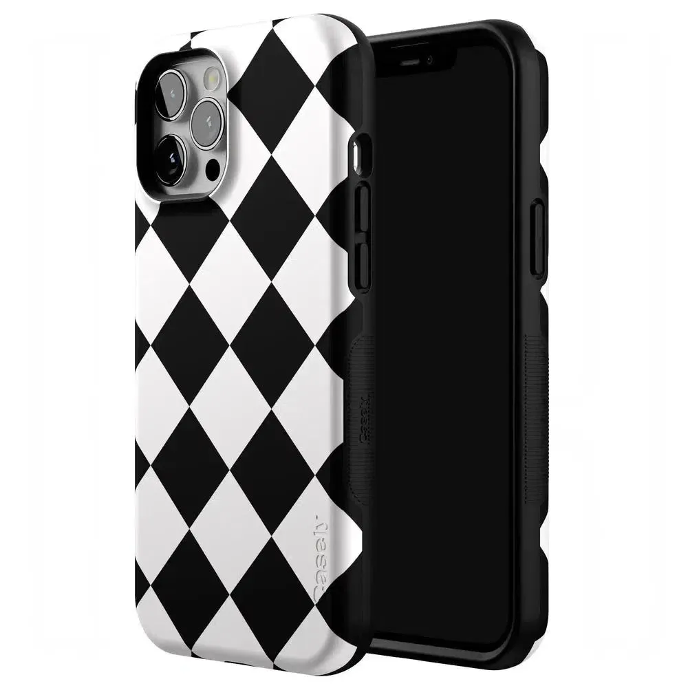 Premium Quality Black Checkerboard | High Contrast Design Case  Almost Sold Out!