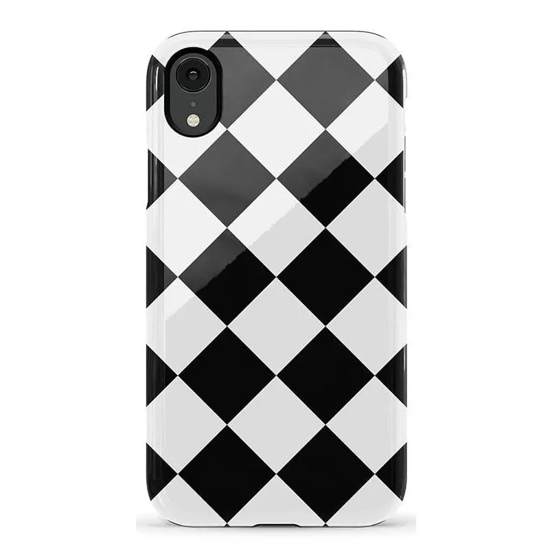 Premium Quality Black Checkerboard | High Contrast Design Case  Almost Sold Out!