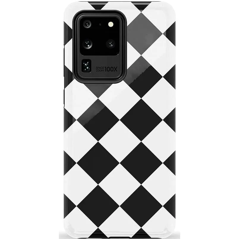 Premium Quality Black Checkerboard | High Contrast Design Case  Almost Sold Out!
