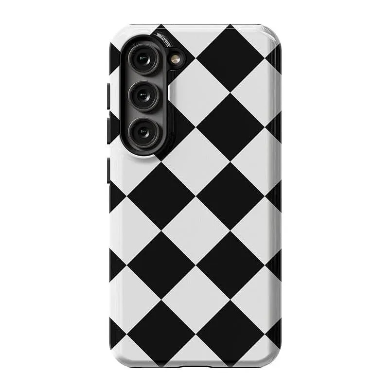 Premium Quality Black Checkerboard | High Contrast Design Case  Almost Sold Out!