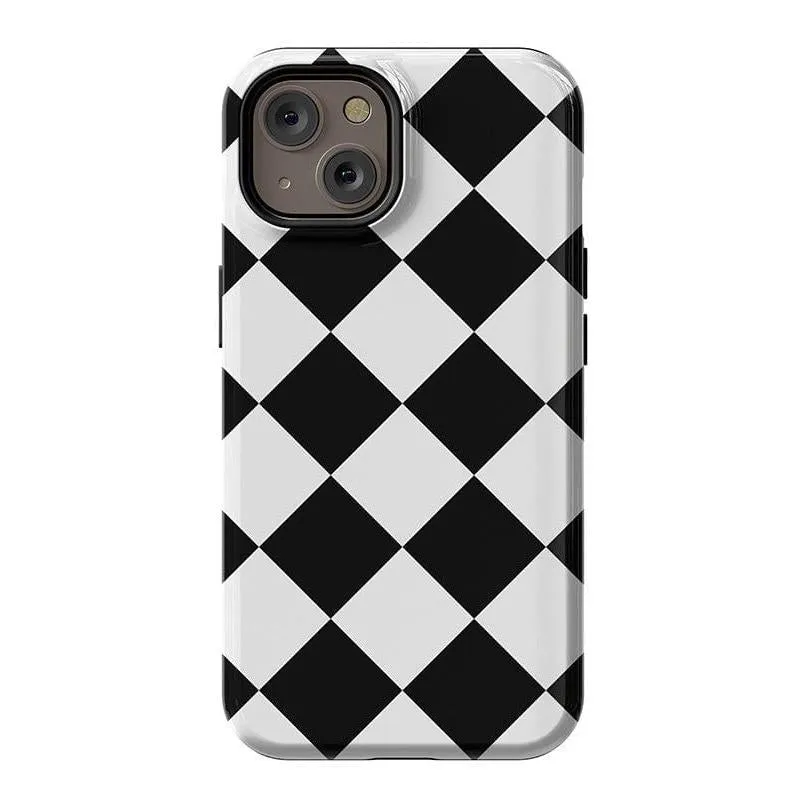Premium Quality Black Checkerboard | High Contrast Design Case  Almost Sold Out!