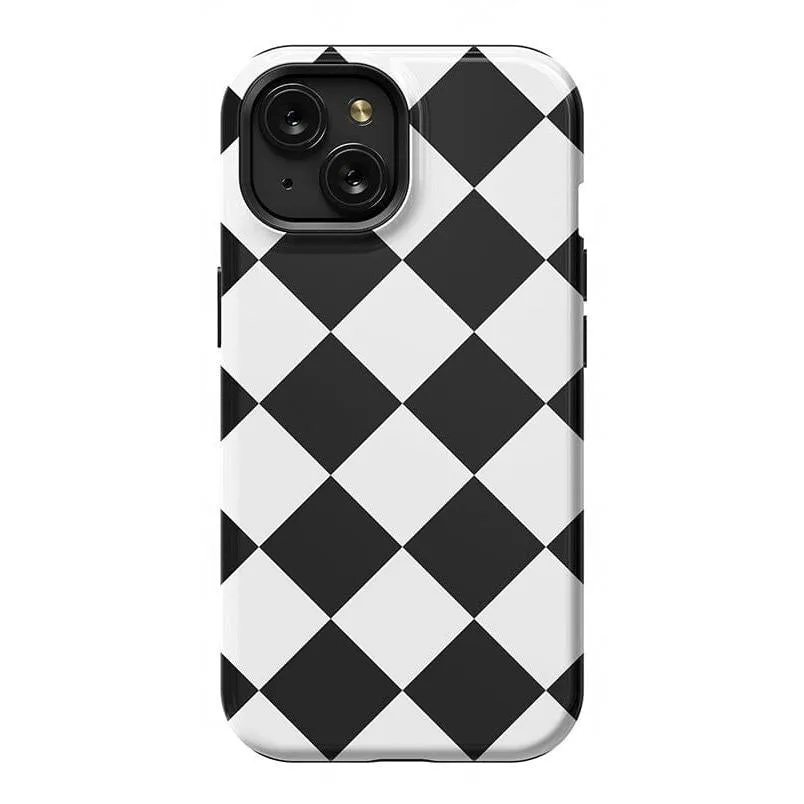 Premium Quality Black Checkerboard | High Contrast Design Case  Almost Sold Out!