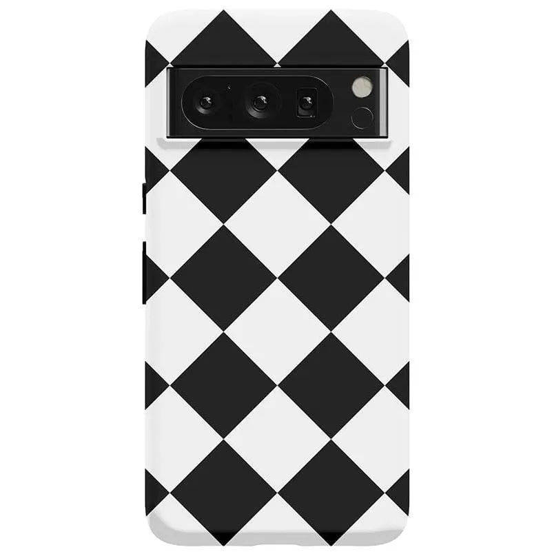 Premium Quality Black Checkerboard | High Contrast Design Case  Almost Sold Out!