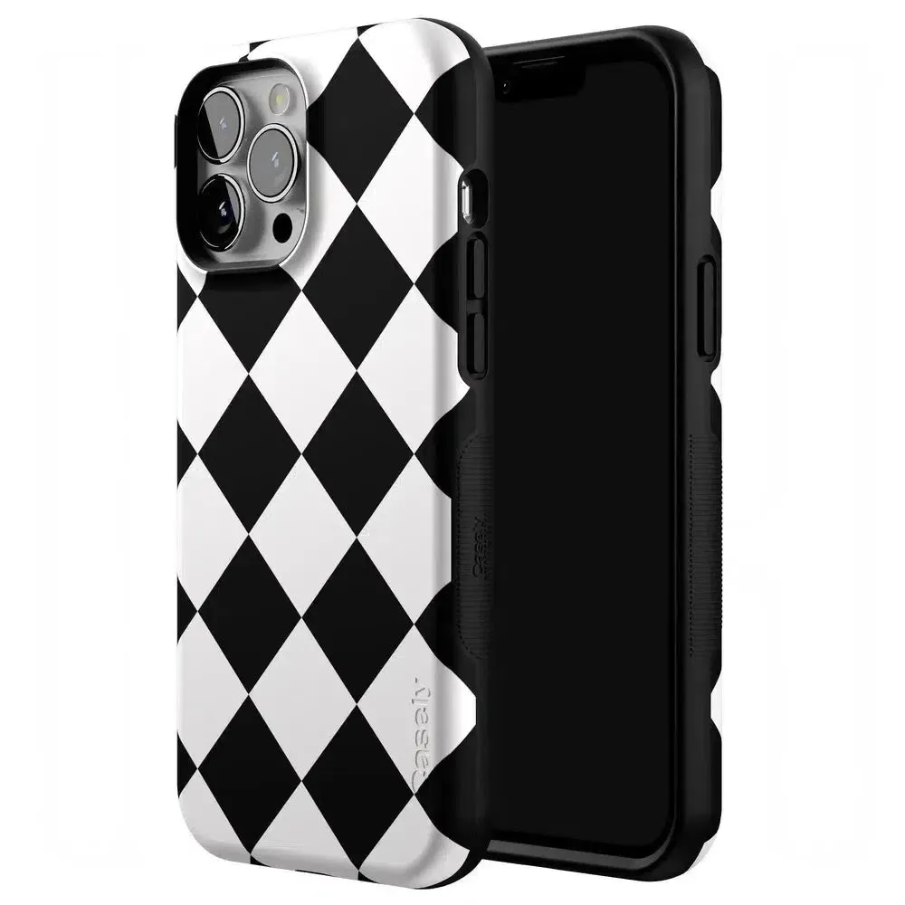 Premium Quality Black Checkerboard | High Contrast Design Case  Almost Sold Out!