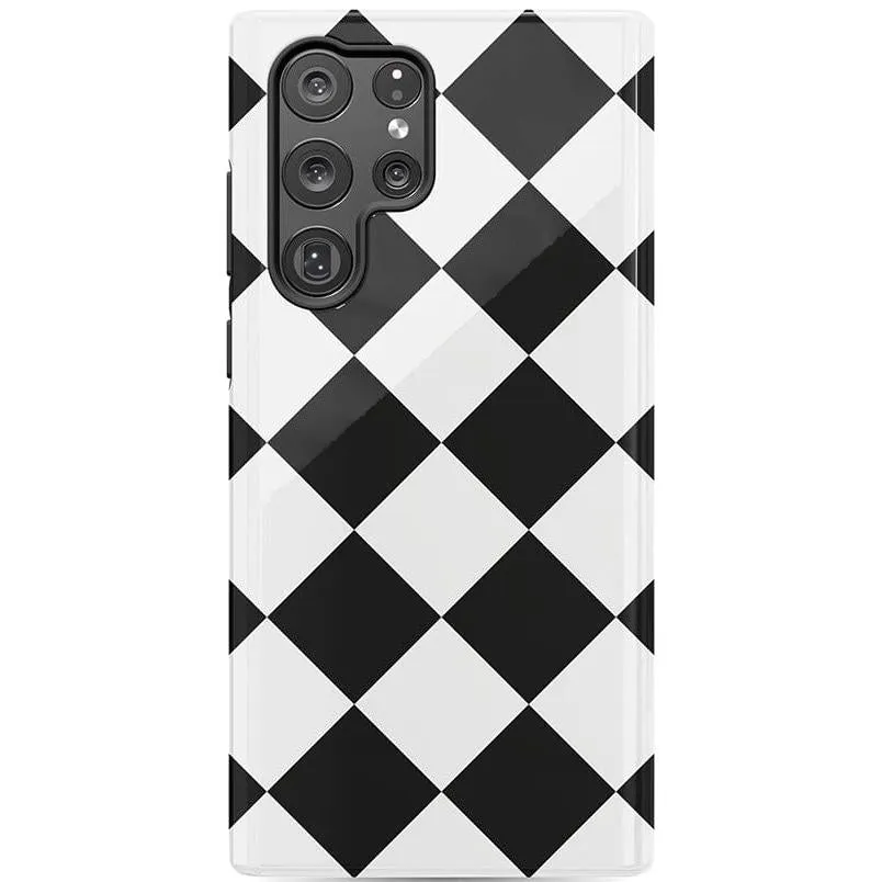 Premium Quality Black Checkerboard | High Contrast Design Case  Almost Sold Out!