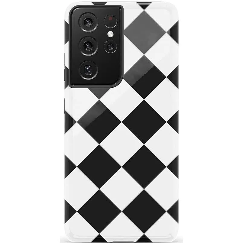 Premium Quality Black Checkerboard | High Contrast Design Case  Almost Sold Out!