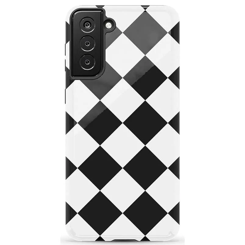 Premium Quality Black Checkerboard | High Contrast Design Case  Almost Sold Out!