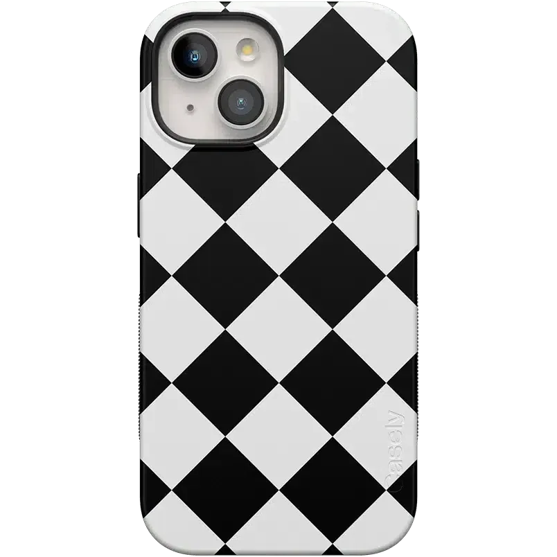 Premium Quality Black Checkerboard | High Contrast Design Case  Almost Sold Out!